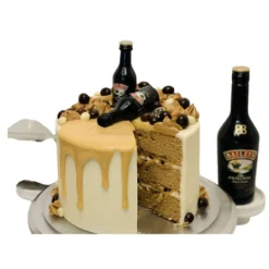 Baileys infused cake