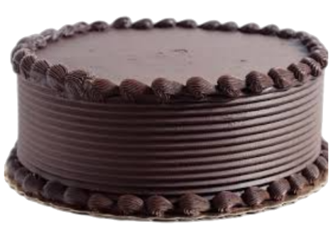 Plain chocolate cake